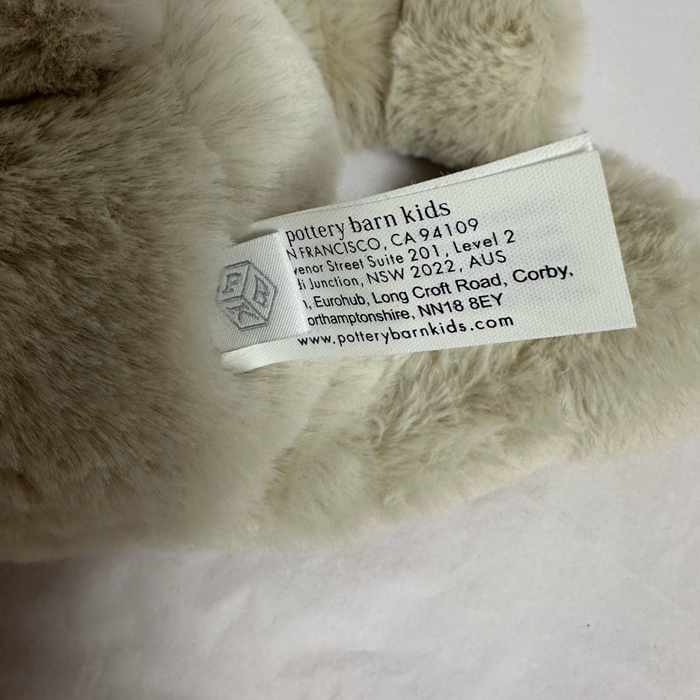 PBK Pottery Barn Kids Plush Beige Tan 18" LION Stuffed Animal Floppy Toy Baby - Picture 3 of 3